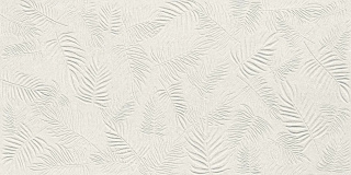 3D Curve Leaf White 40x80